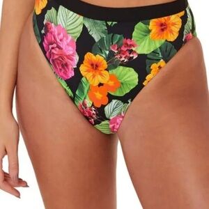 Andie Swim The Banded Cheeky Bottom Tropical Floral L
